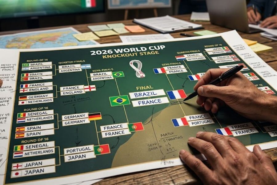 Read more about the article Ultimate Bracket Predictions for the 2026 World Cup Knockout Stage